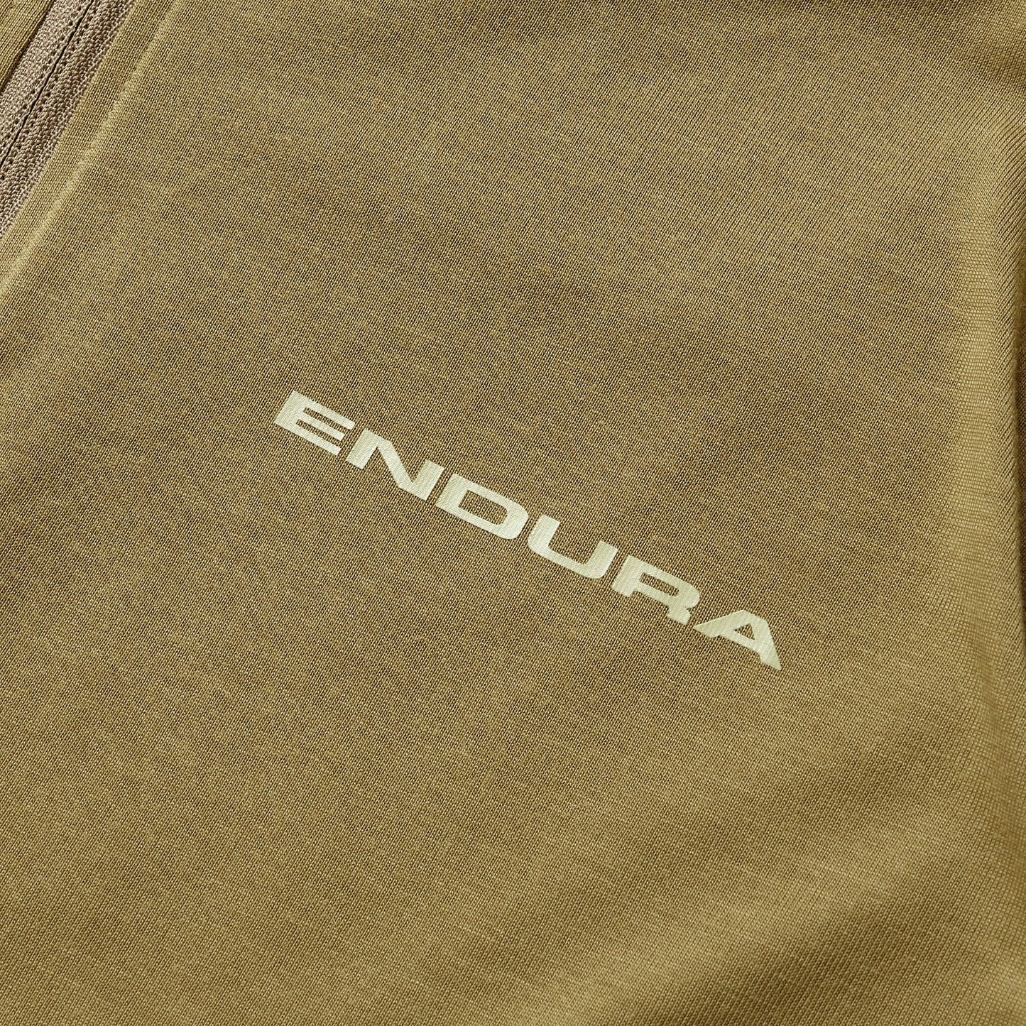 ENDURA LOOP ZIPPED Short Sleeve Jersey Khaki