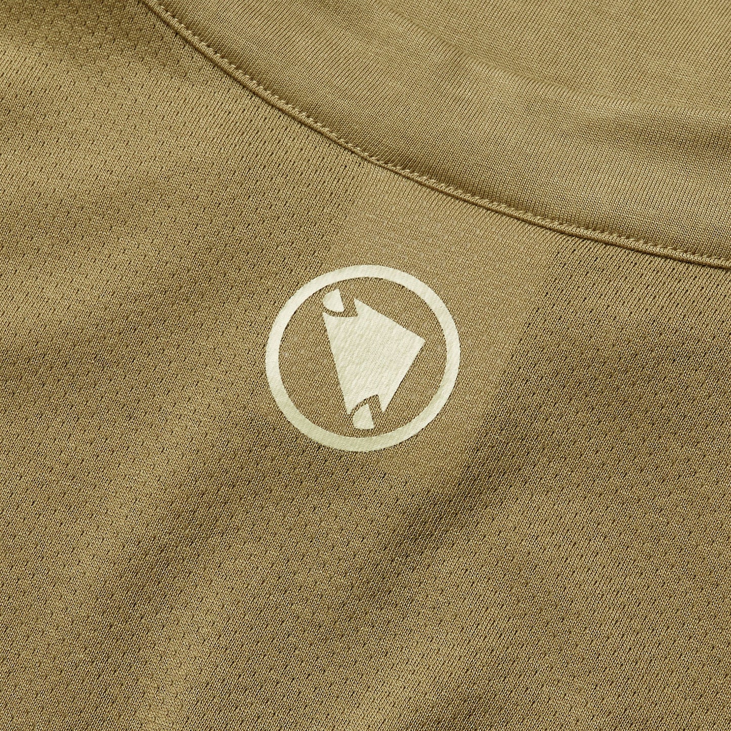 ENDURA LOOP ZIPPED Short Sleeve Jersey Khaki