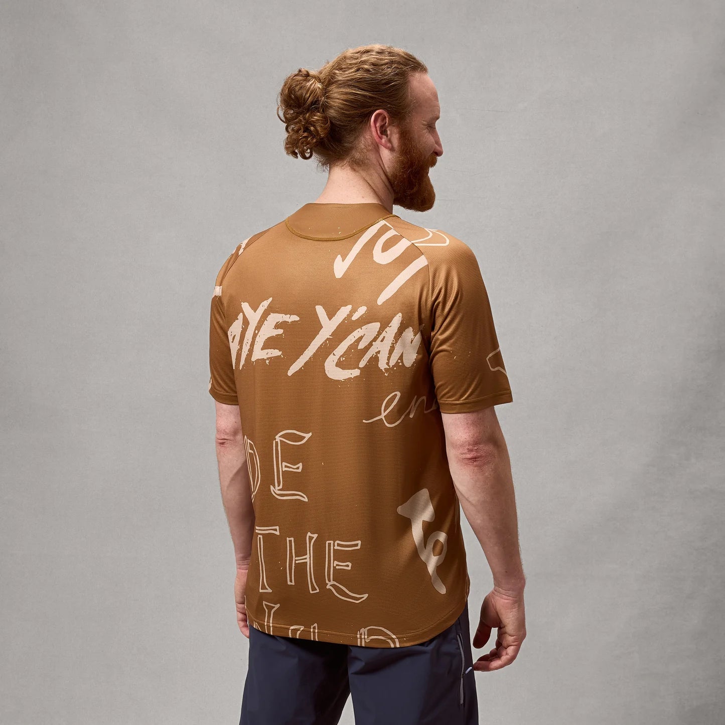 Maglia ENDURA SINGLETRACK PRINT Maniche Corte Bronze