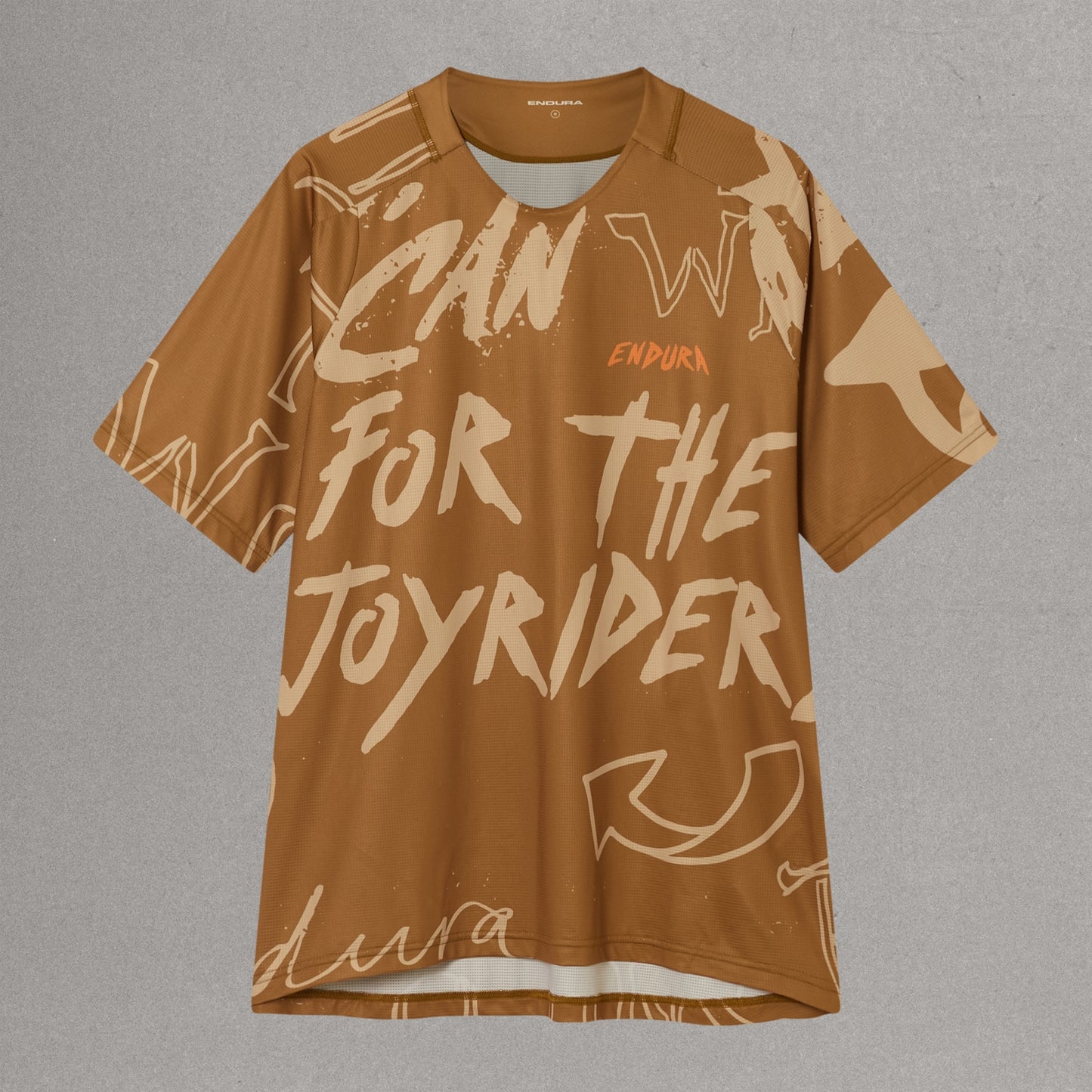 Maglia ENDURA SINGLETRACK PRINT Maniche Corte Bronze