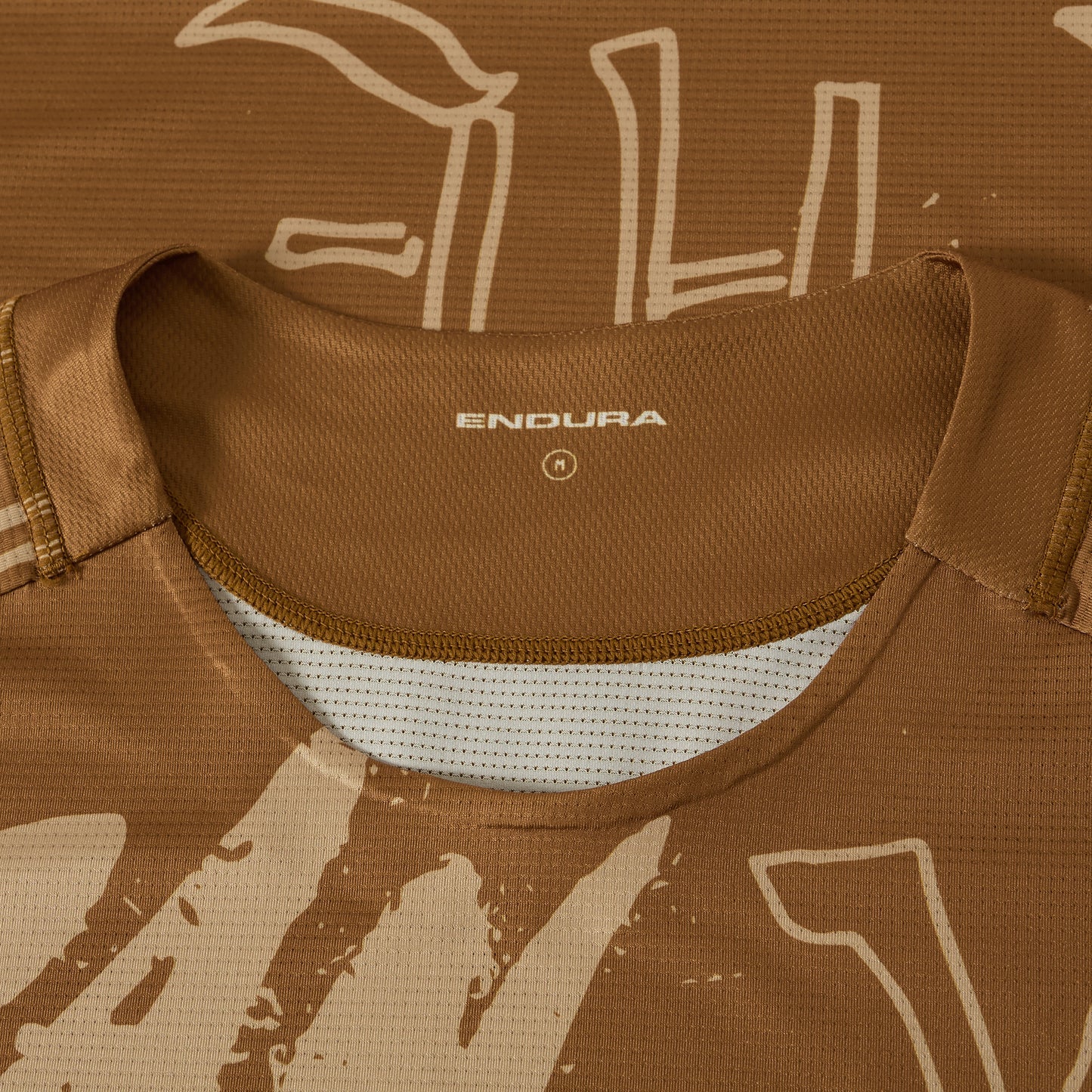 Maglia ENDURA SINGLETRACK PRINT Maniche Corte Bronze