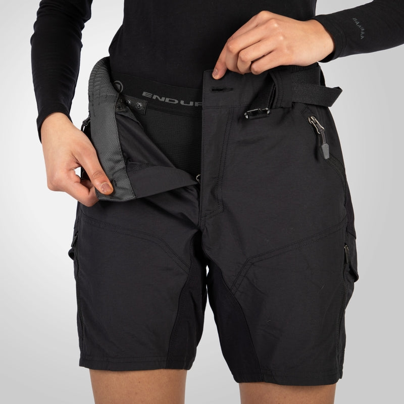 Short ENDURA HUMMVEE LINER  Femme Noir