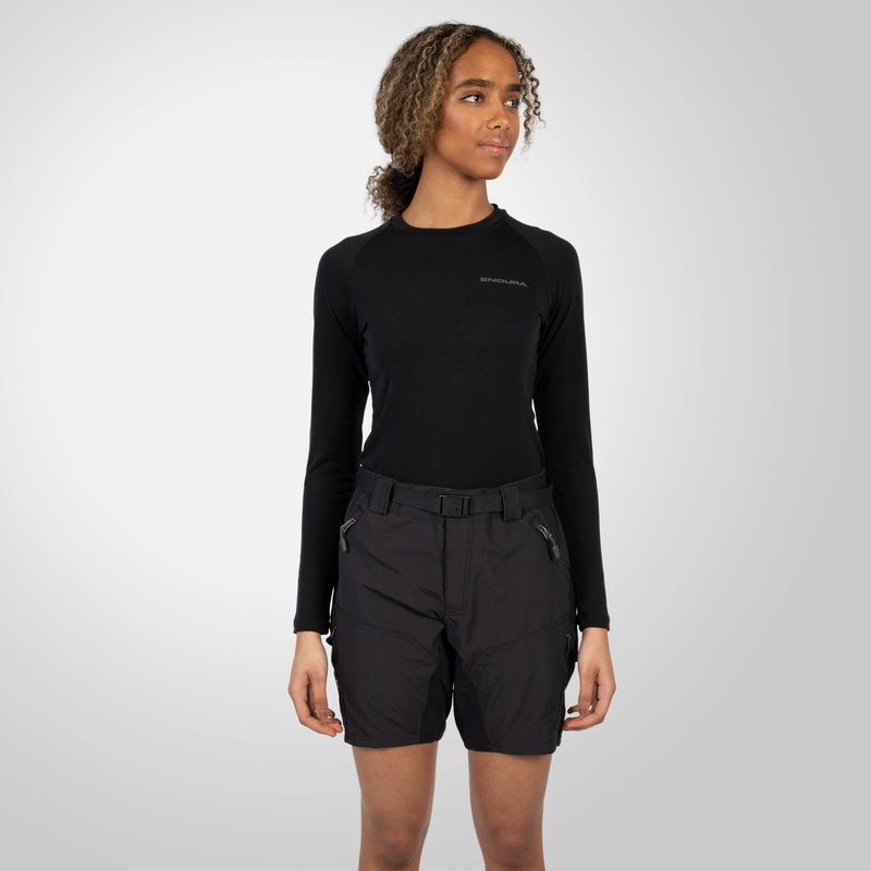 Short ENDURA HUMMVEE LINER  Femme Noir