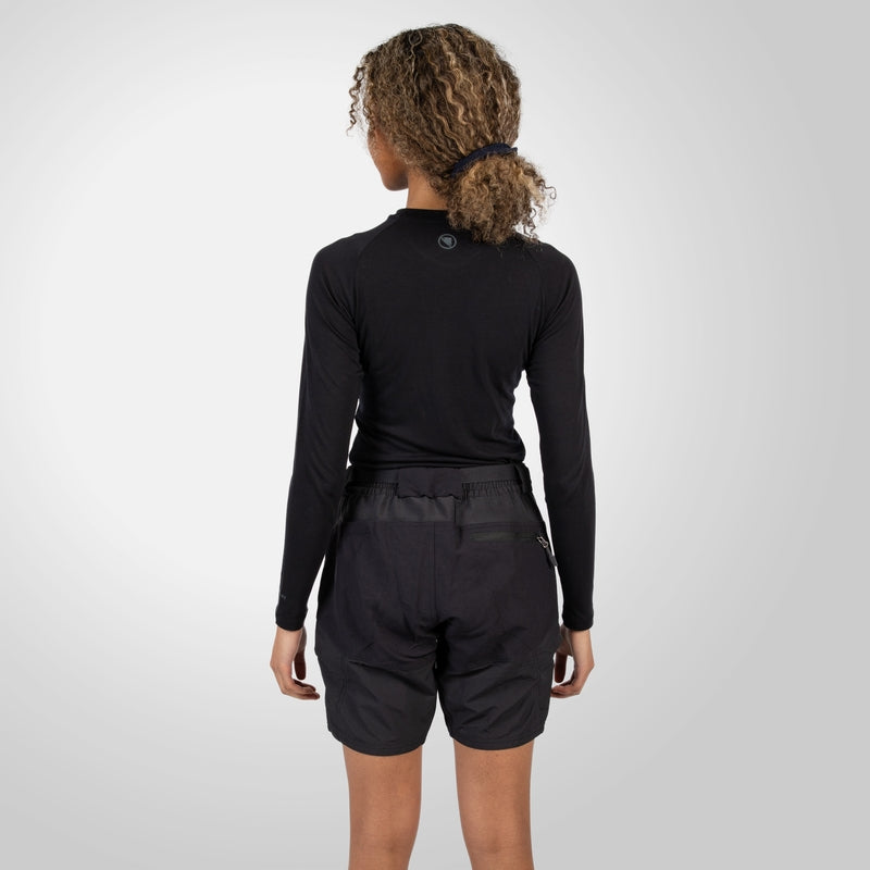 Short ENDURA HUMMVEE LINER  Femme Noir