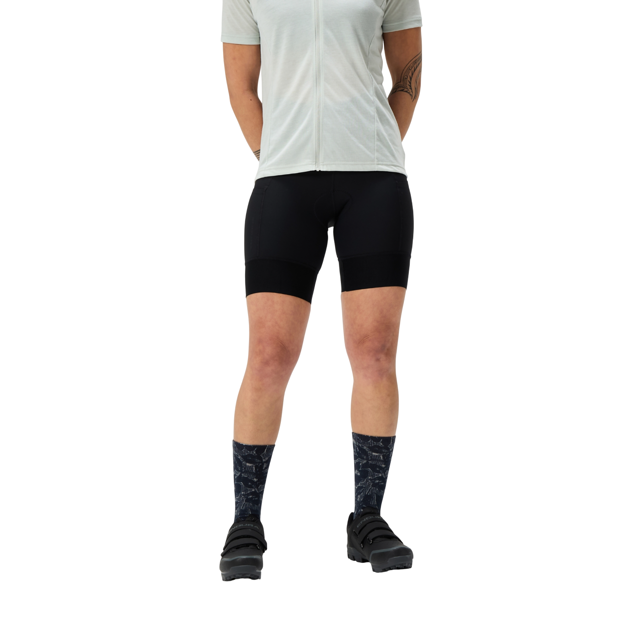 Cuissard Court ENDURA LOOP WAIST Femme Noir
