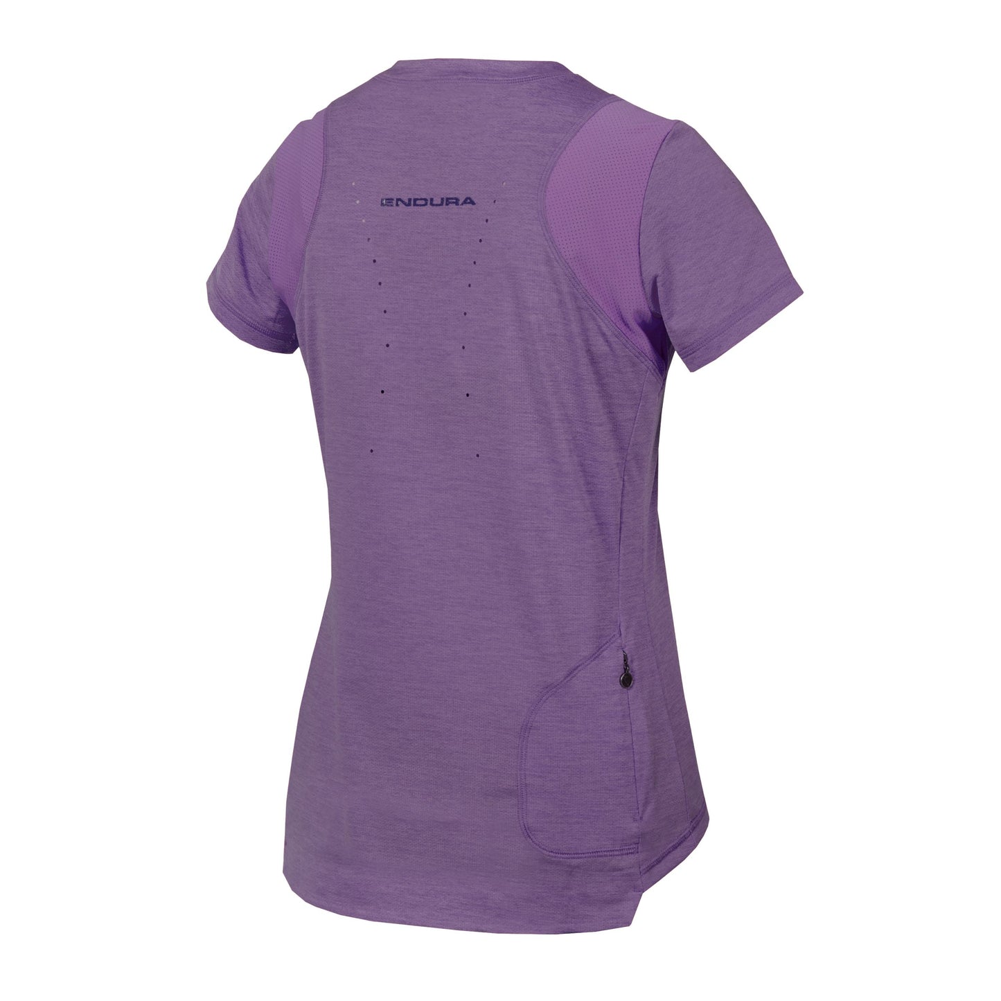 Maillot ENDURA SINGLETRACK Femme Manches Courtes Violet