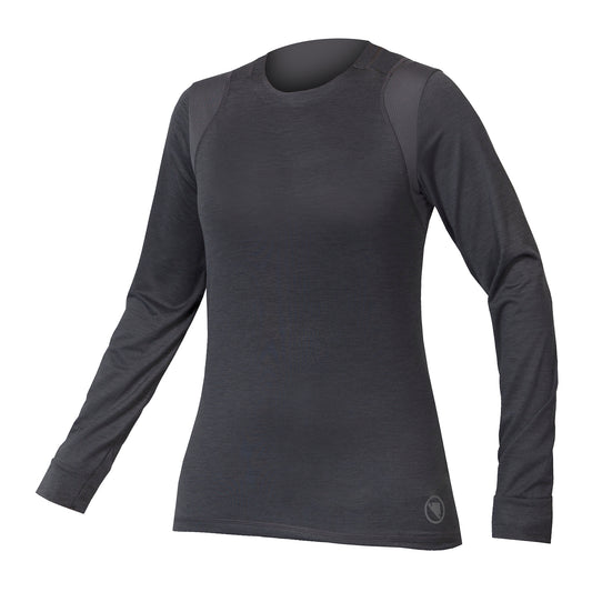 Maillot ENDURA SINGLETRACK Femme Manches Longues Gris