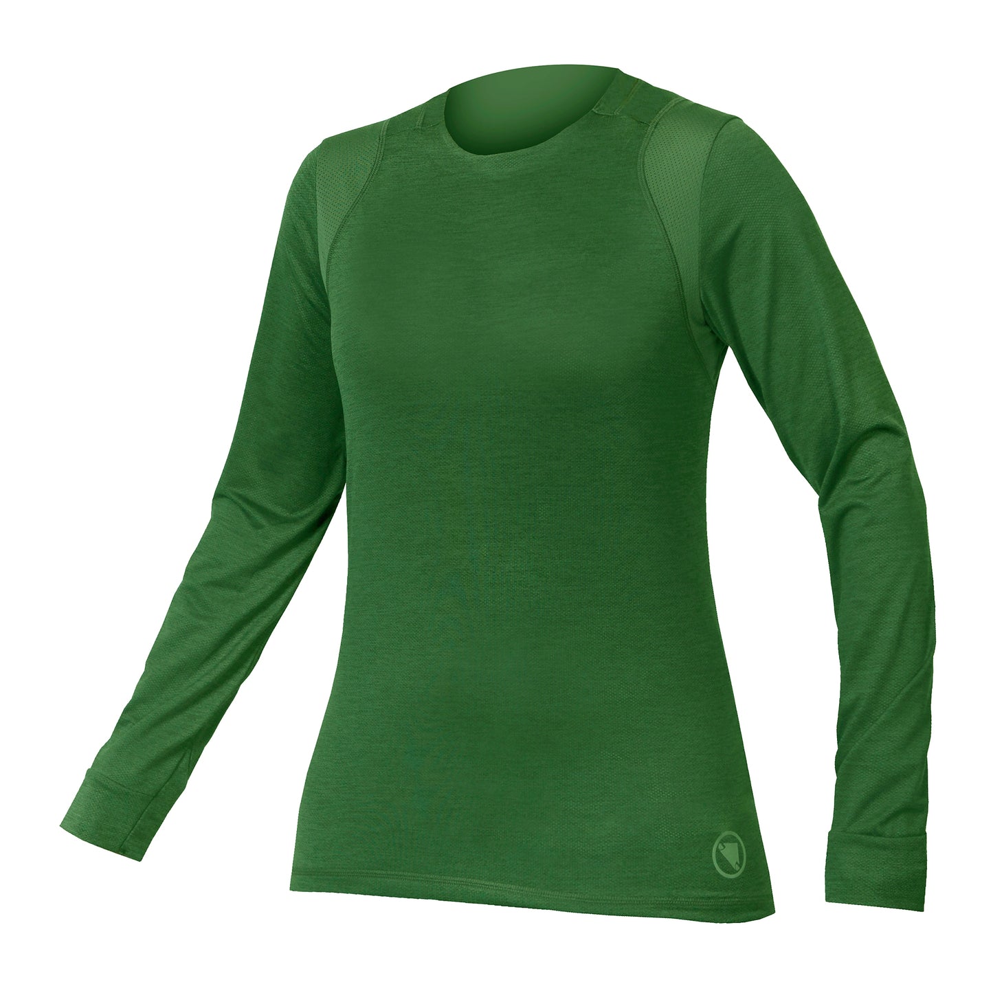 Maillot ENDURA SINGLETRACK Femme Manches Longues Vert