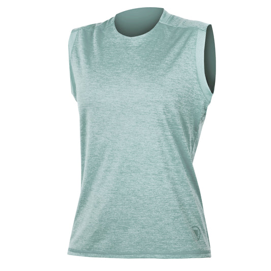 Maillot ENDURA SINGLETRACK Femme Sans Manches Gris
