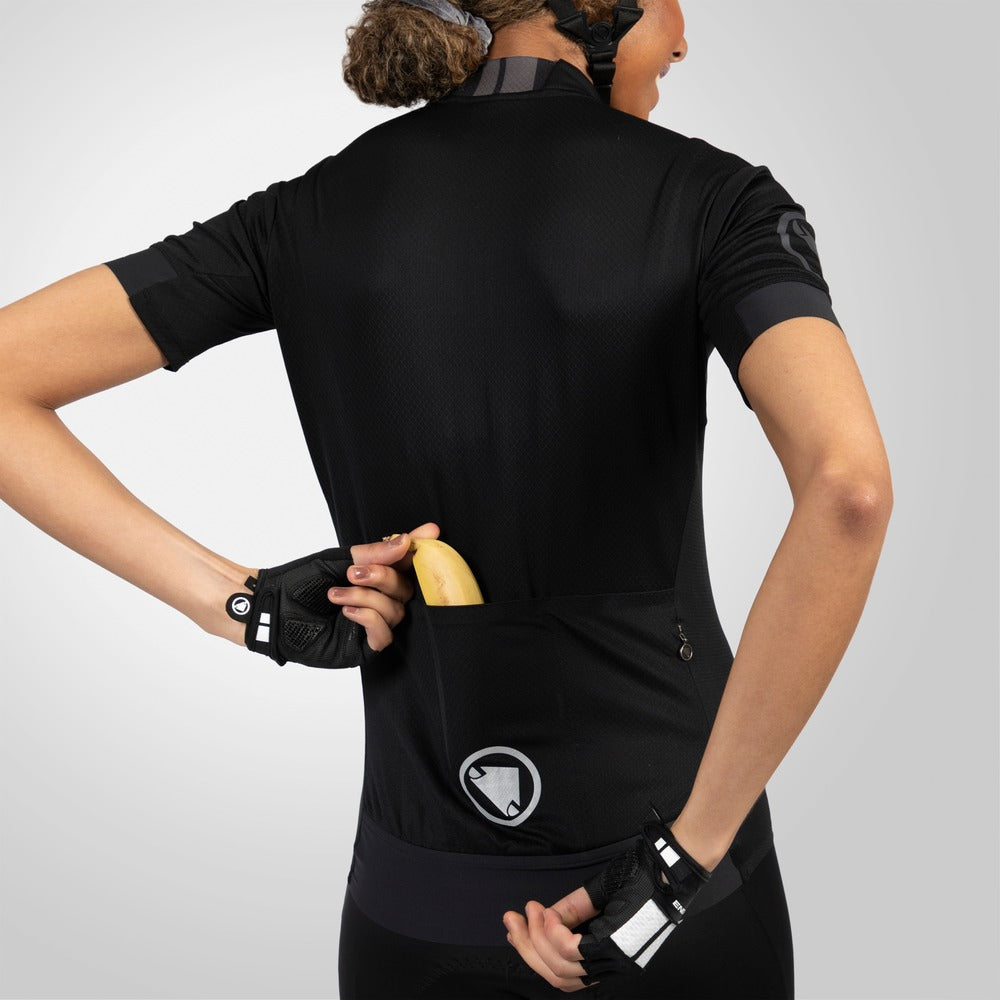 Maillot ENDURA FS260 Femme Manches Courtes Noir