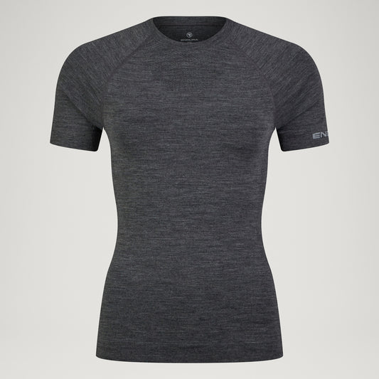 Sous-Vêtement ENDURA BAABAA PRO Manches Courtes Femme Gris