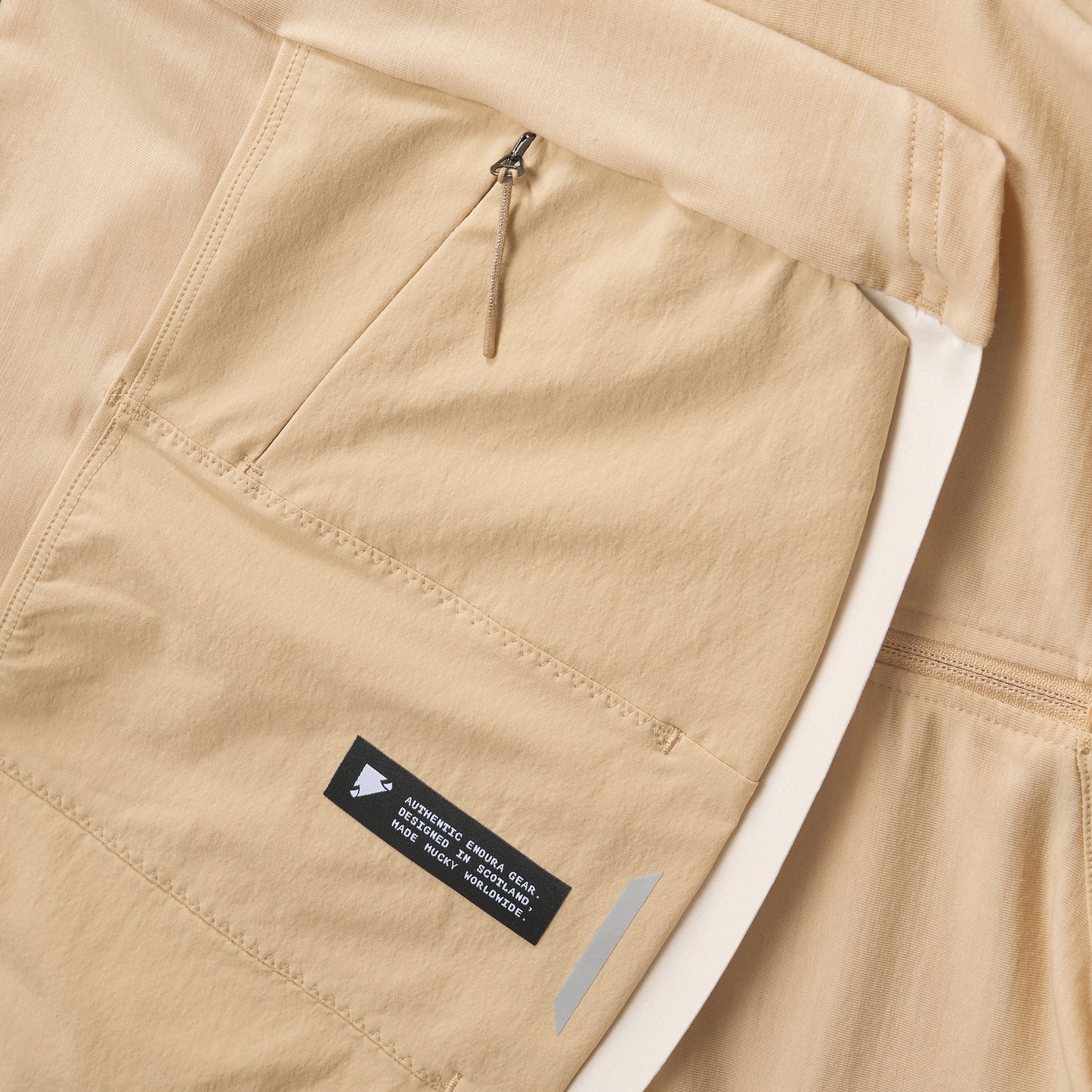 Shirt ENDURA ALLTRACK RIDE Korte Mouwen Dames Sand