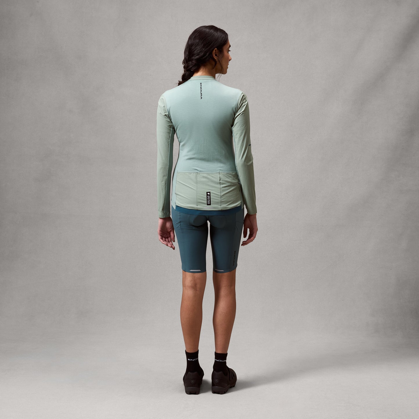 Maillot ENDURA  ALLTRACK RIDE Femme Manches Longues Sage Green