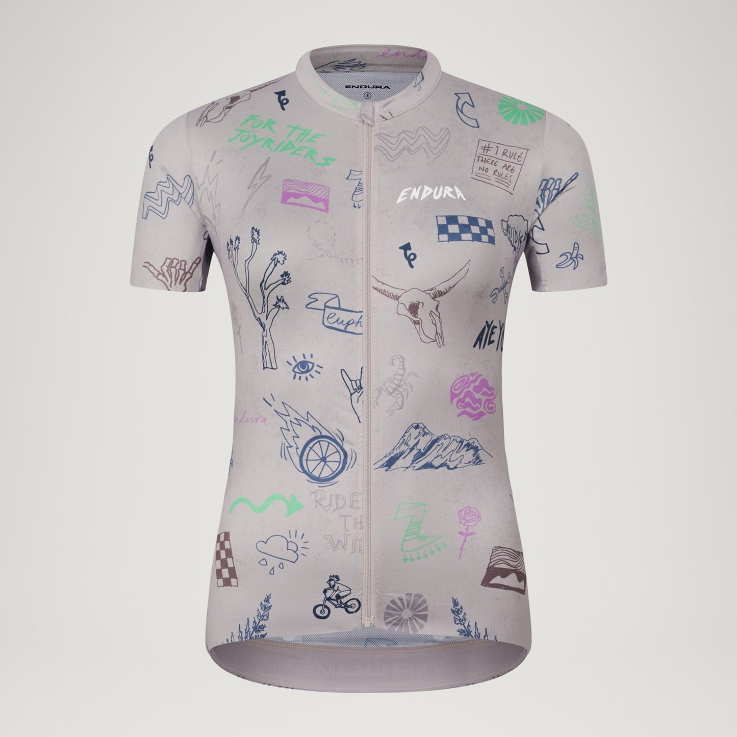 ENDURA PRO SL PRINT GTI Short Sleeve Women's Jersey Titanium