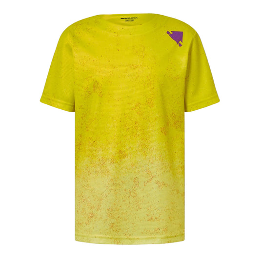 Maillot ENDURA SINGLETRACK CORE Junior Manches Courtes Jaune