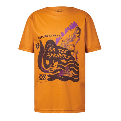 Maillot ENDURA SINGLETRACK CORE Junior Mangas Curtas Laranja