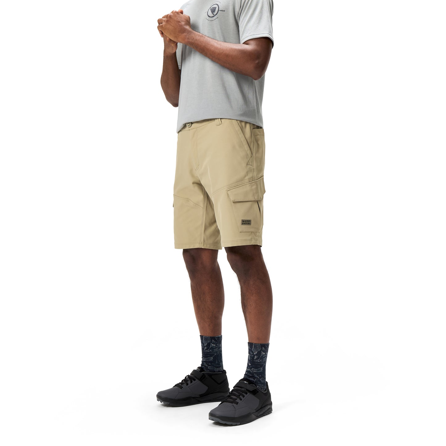 Short ENDURA LOOP CARGO Beige