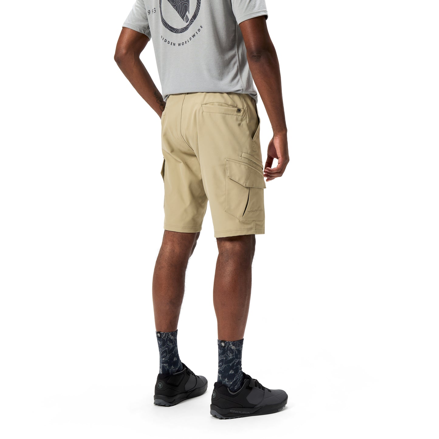Short ENDURA LOOP CARGO Beige