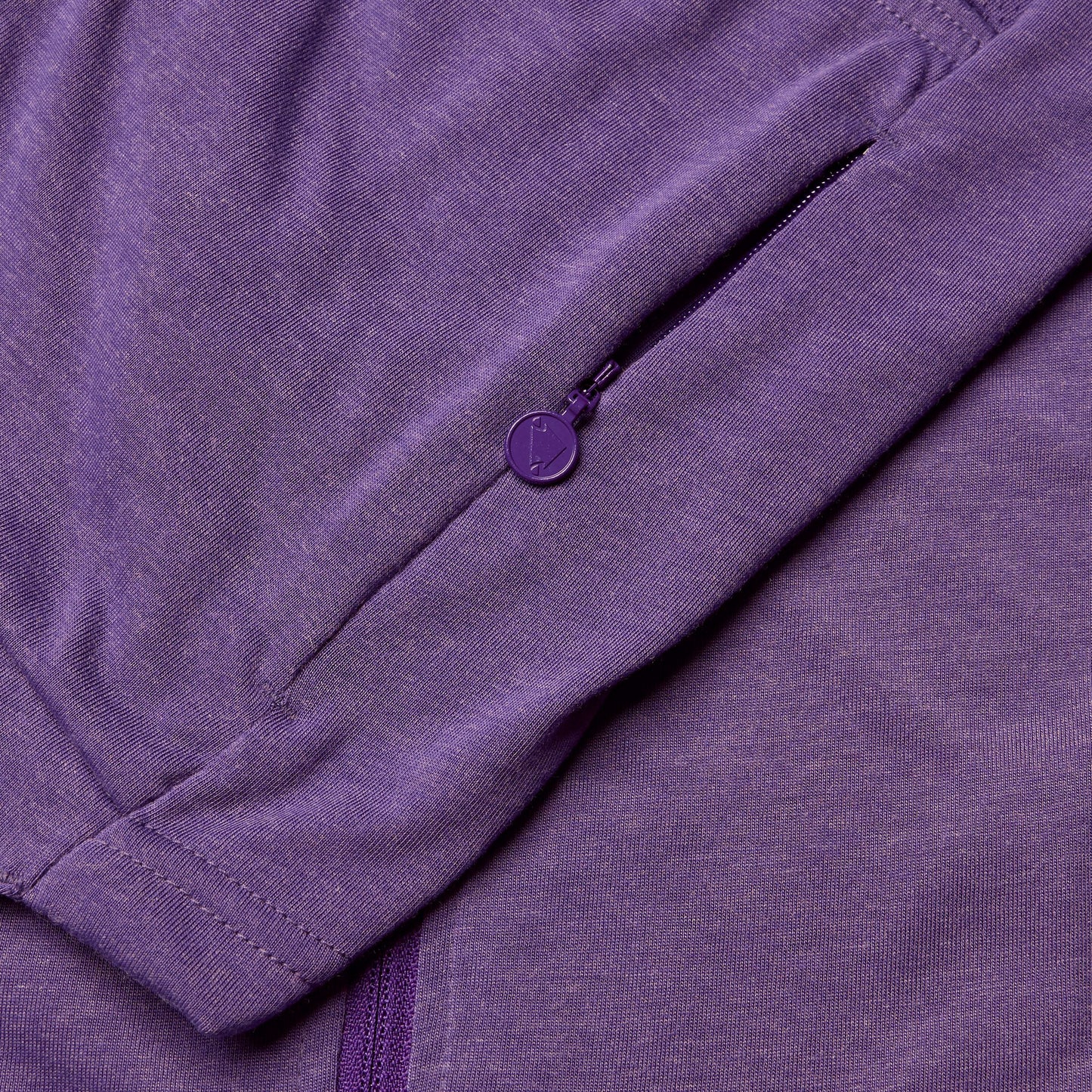 Maillot ENDURA LOOP ZIPPED Manches Courtes Femme Violet