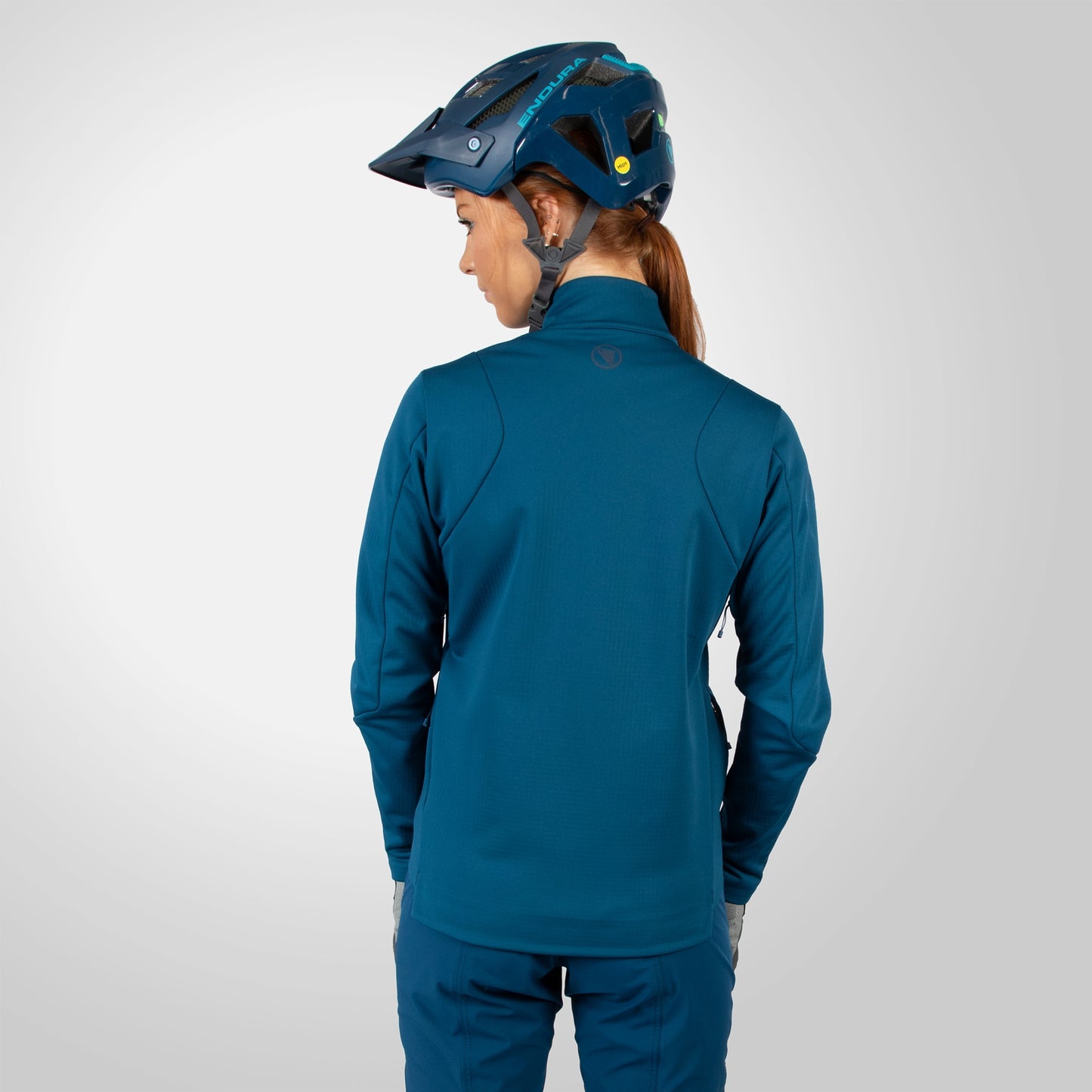 Jacke ENDURA SINGLETRACK SOFTSHELL Damen Blau