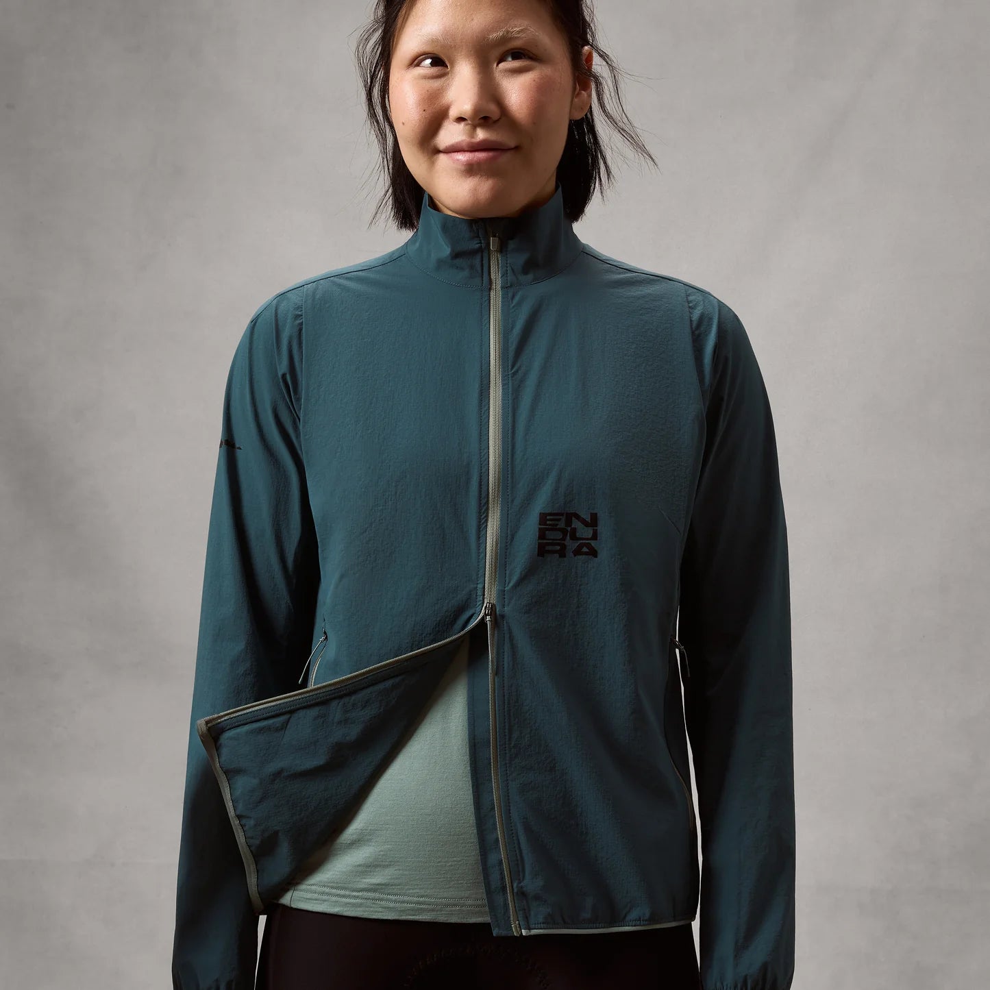 Bunda ENDURA ALLTRACK RIDE PACKABLE Dámská Teal