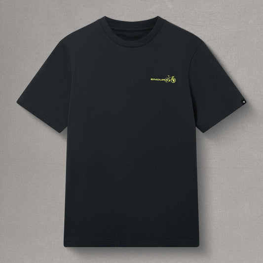 T-Shirt ENDURA PEDAL POWER GRAPHIC Carbon Gris
