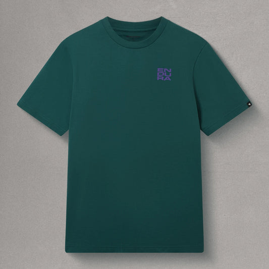 T-Shirt ENDURA STACKED LOGO GRAPHIC Teal
