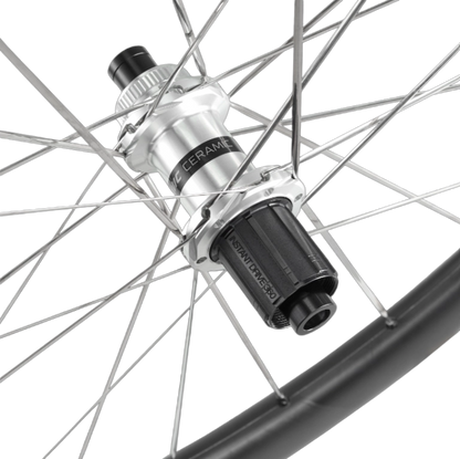 Ratu Pāris MAVIC COSMIC SLR 45 Tubeless Ready (Center Lock) Melns/Sudraba