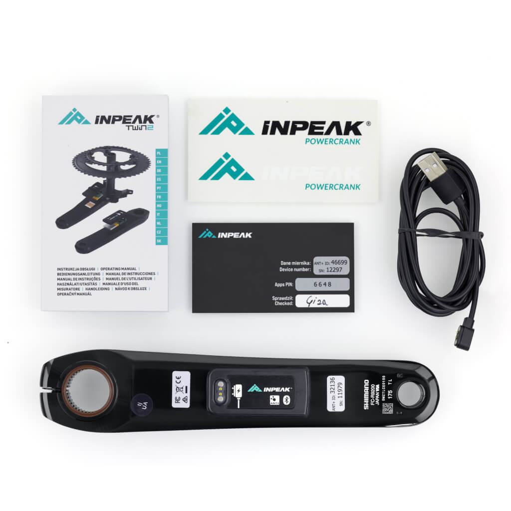 Levá klika s měřičem výkonu INPEAK POWERCRANK-E Shimano Dura-Ace R9200