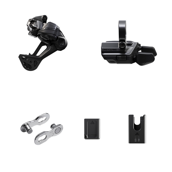 SHIMANO DEORE Di2 Wireless M6250-SGS langgaffel collarmontage opgraderingssæt