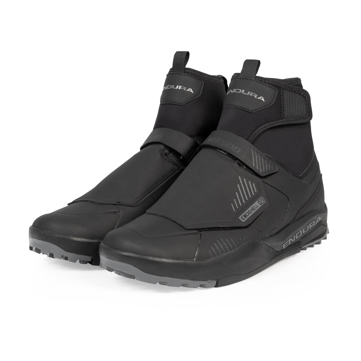 ENDURA MT500 BURNER FLAT WATERPROOF Cykelsko Sort - detalje
