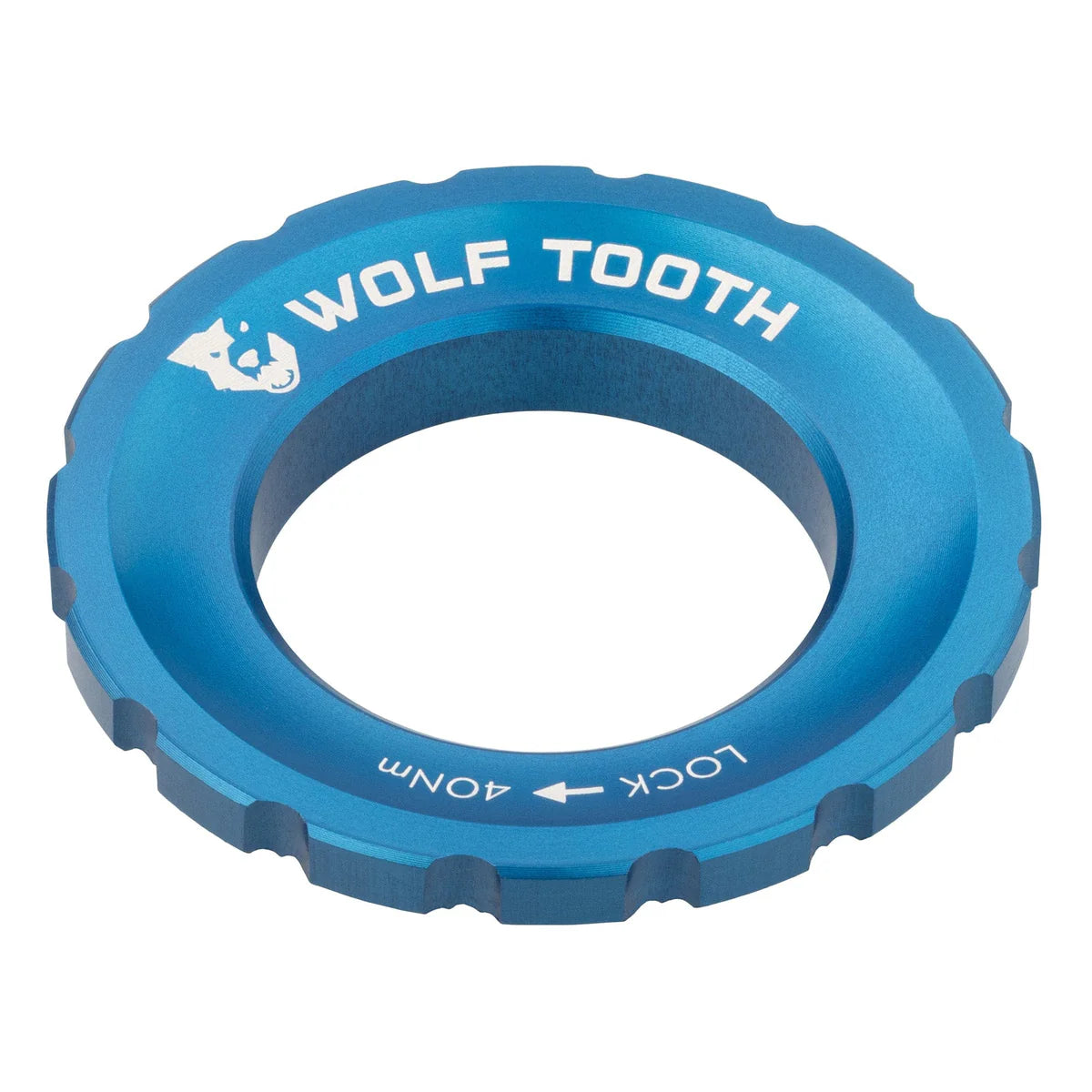 Ecrou Centerlock Externe WOLF TOOTH Bleu
