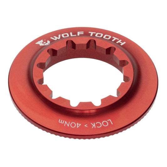 Ecrou Centerlock Interne WOLF TOOTH Rouge