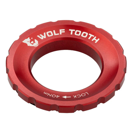 Ecrou Centerlock Externe WOLF TOOTH Rouge