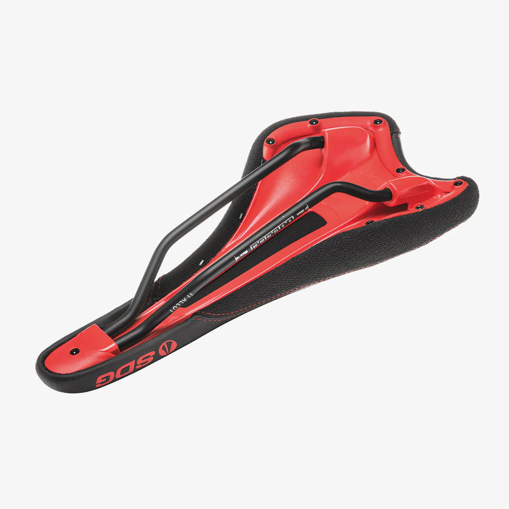 SDG RADAR MTN Titanium-Alloy Rails Saddle Black/Red
