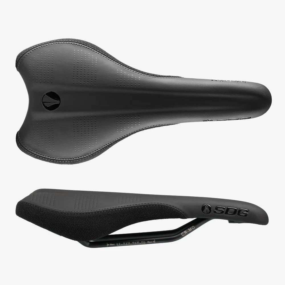 Sadel SDG RADAR MTN Skinnebeslag Cr-Mo Sort