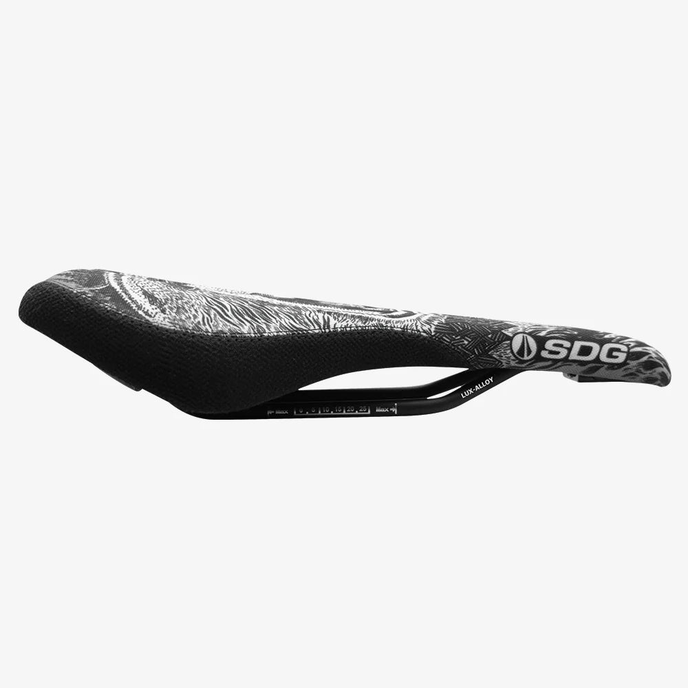 SDG OSO RADAR MTN Rails Lux-Alloy Saddle Black/White