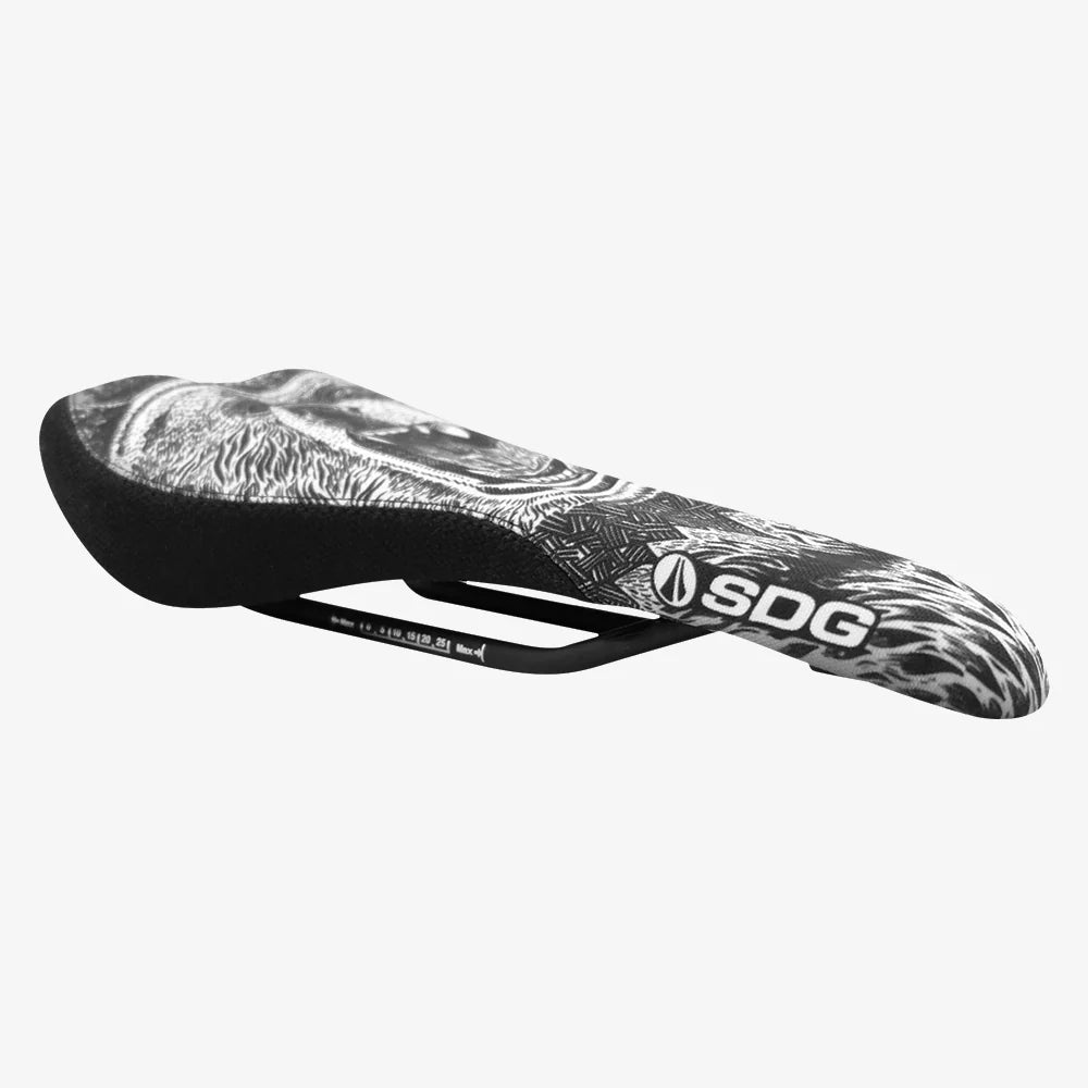 SDG OSO RADAR MTN Rails Lux-Alloy Saddle Black/White