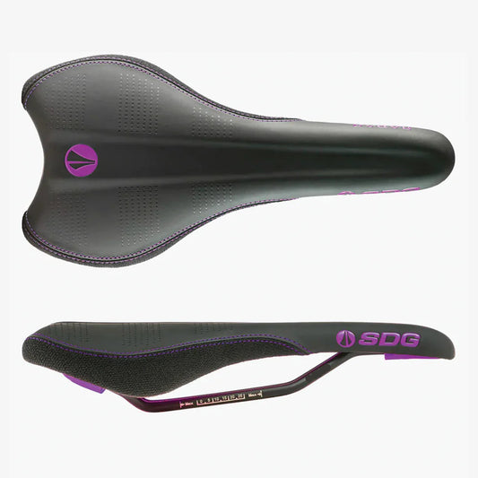 Selle SDG RADAR MTN Rails Cr-Mo Noir/Violet