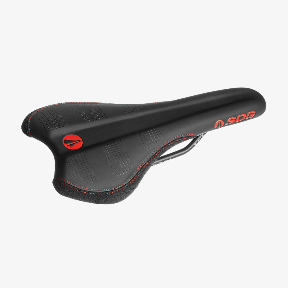 SDG RADAR MTN Titanium-Alloy Rails Saddle Black/Red