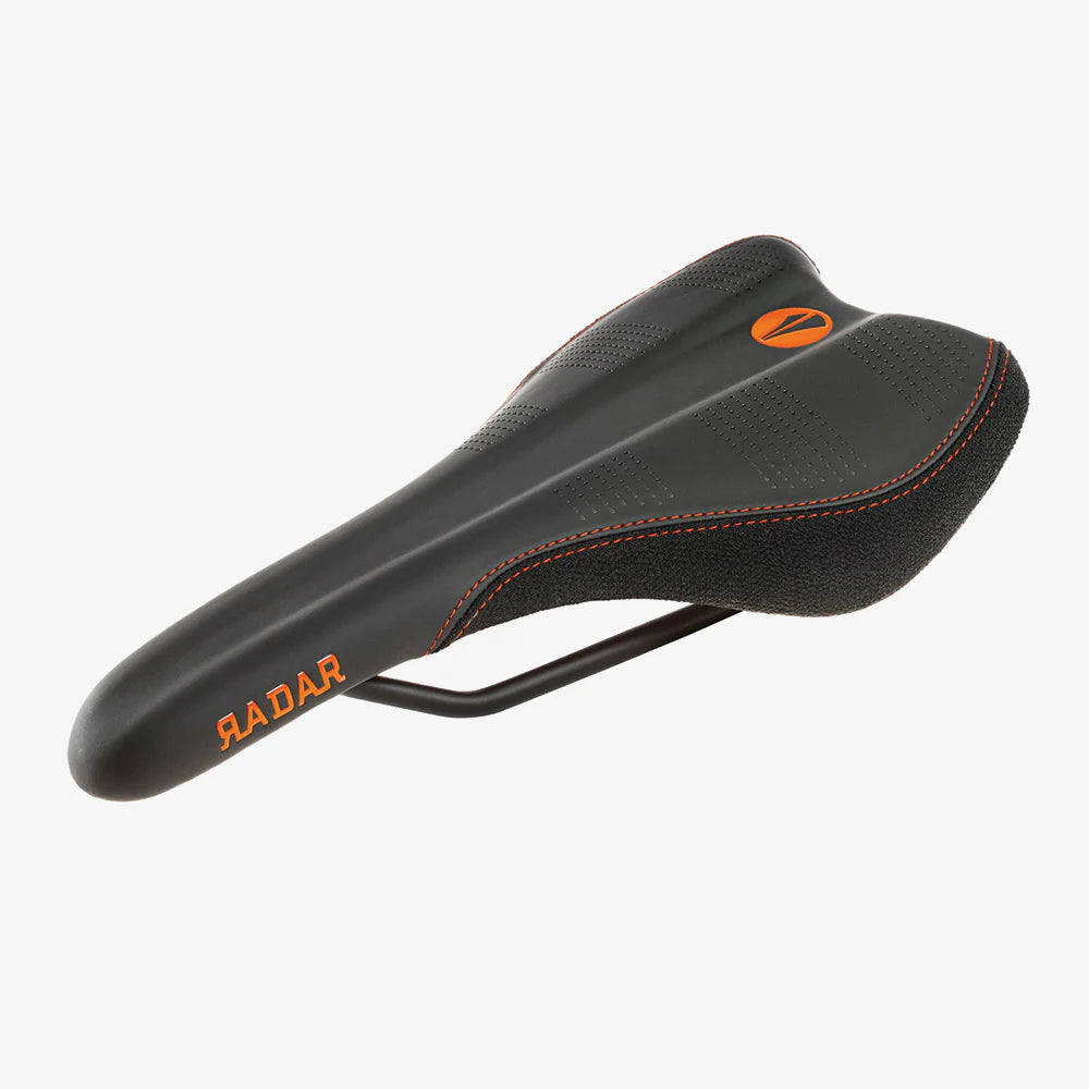 Selle SDG RADAR MTN Rails Titanium-Alu Sort/Orange