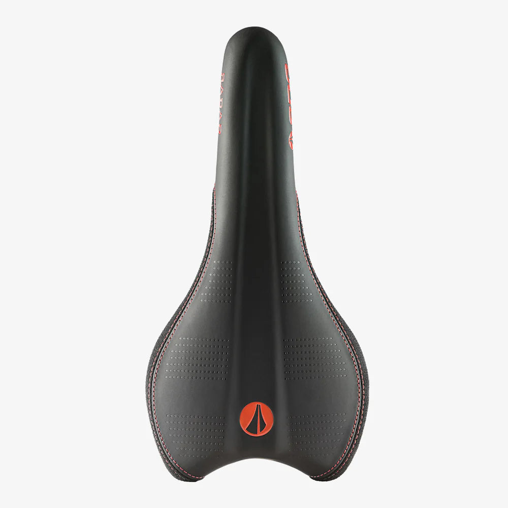 Selle SDG RADAR MTN Rails Titanium-Alu Sort/Orange