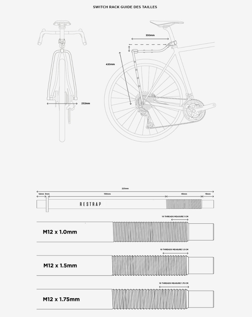 Porte-Bagages RESTRAP SWITCH RACK