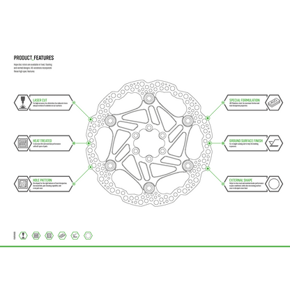 Disc Flotant HOPE X2/E4/V4 6 Găuri Violet