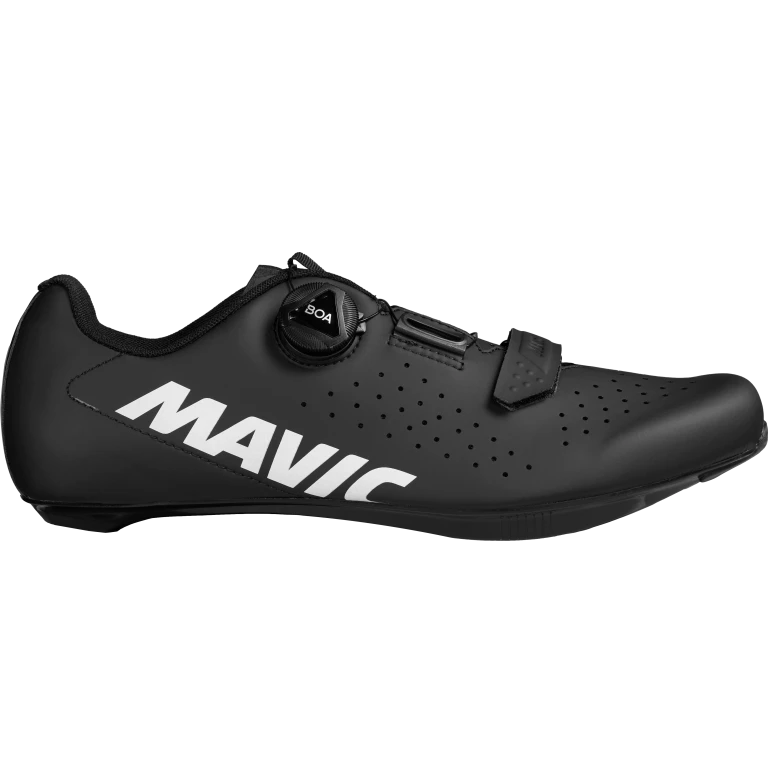 Rennradschuhe MAVIC COSMIC BOA Schwarz/Weiß