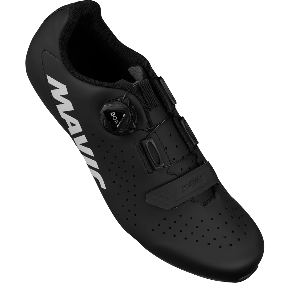 Rennradschuhe MAVIC COSMIC BOA Schwarz/Weiß