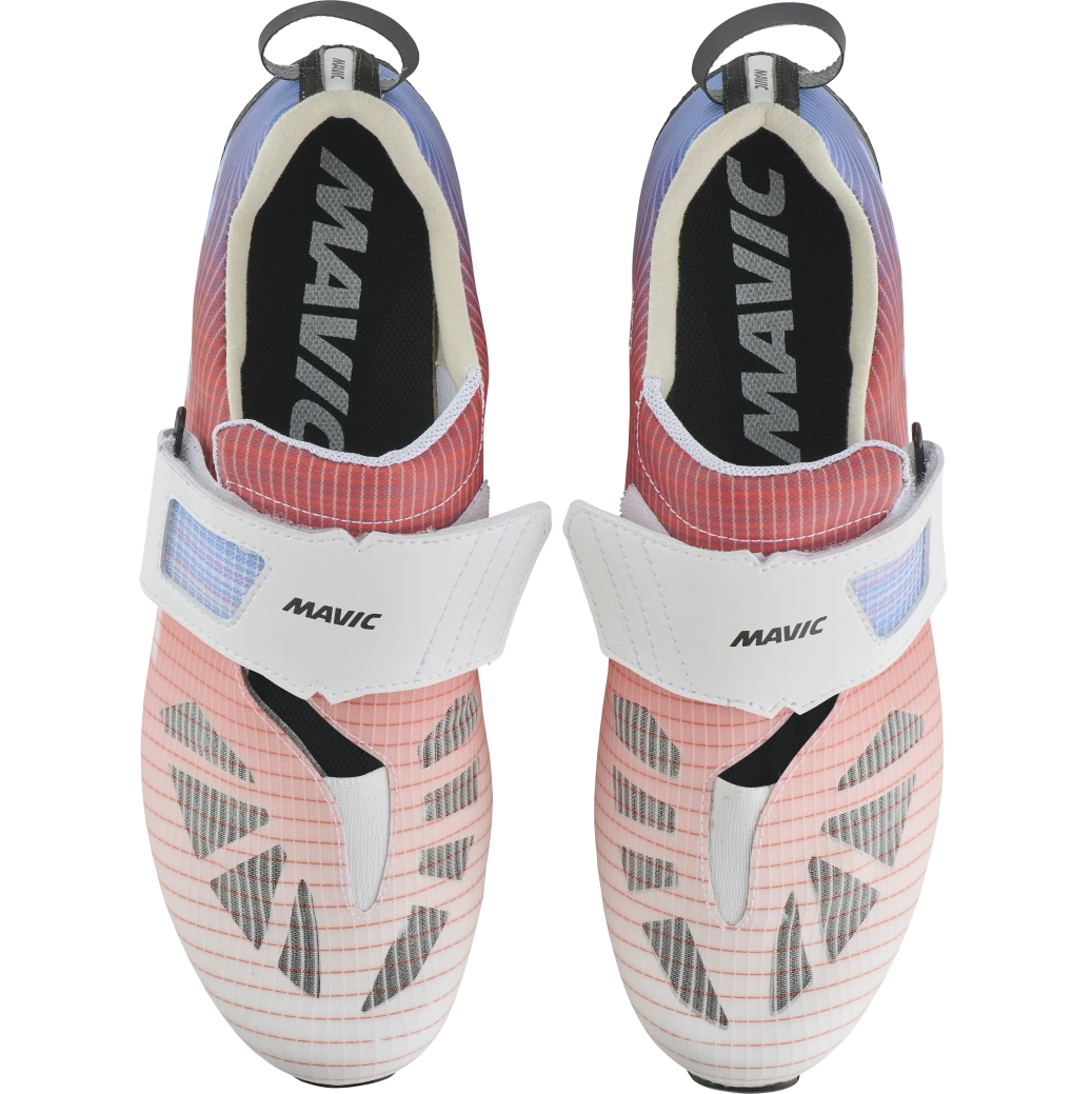 Rennradschuhe MAVIC COSMIC SLR TRIATHLON Blau/Orange