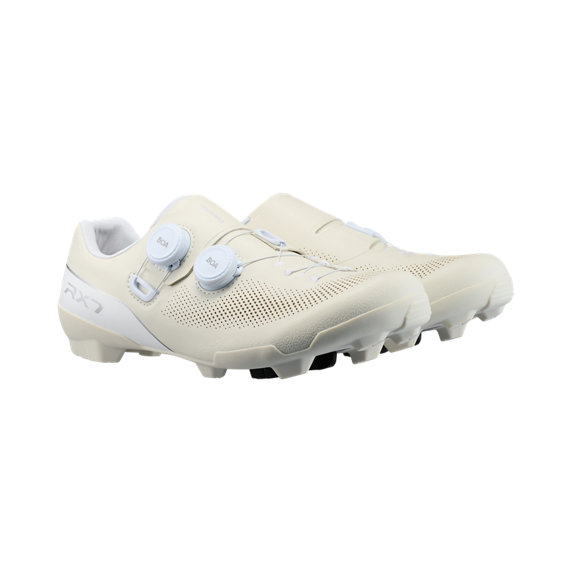 Chaussures VTT XC/Gravel SHIMANO RX710 Beige/Blanc