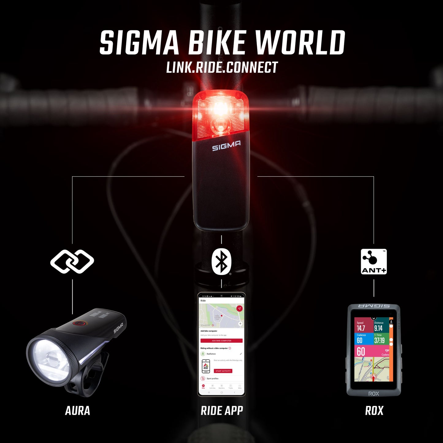 Radarbelysning Bak SIGMA RECO 81 LINK
