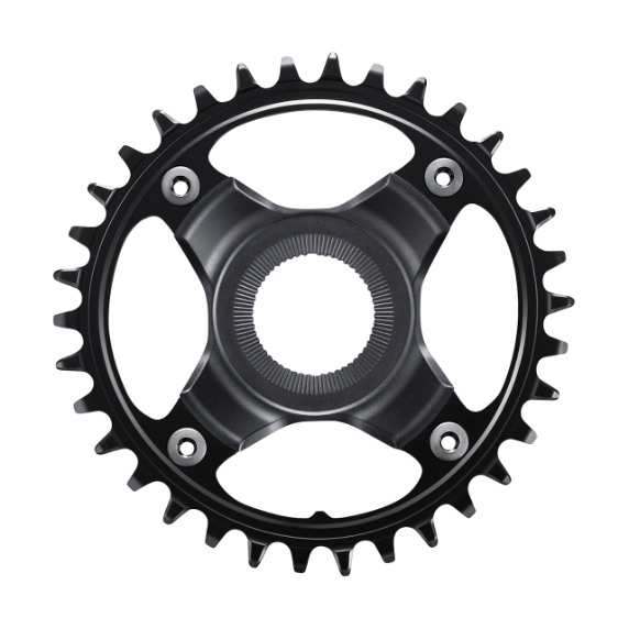 E-Bike Single Chainring SHIMANO SM-CRE80-12-B 12S 55mm Chainline